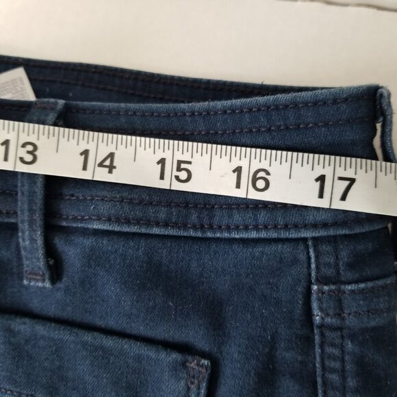 NYDJ Marilyn Straight Size 14 Jeans Button Fly Denim Patch Pocket Sailor Capsule - Picture 11 of 12